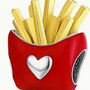 Cute & Colorful French Fries Miniature Food Women's Fashion Bracelet charm